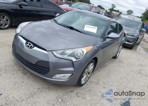 2017 Hyundai Veloster из США, поврежденный, VIN KMHTC6AD7HU308551